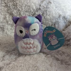 Squishmallows SOLINA Cosmic Owl 5", NWT